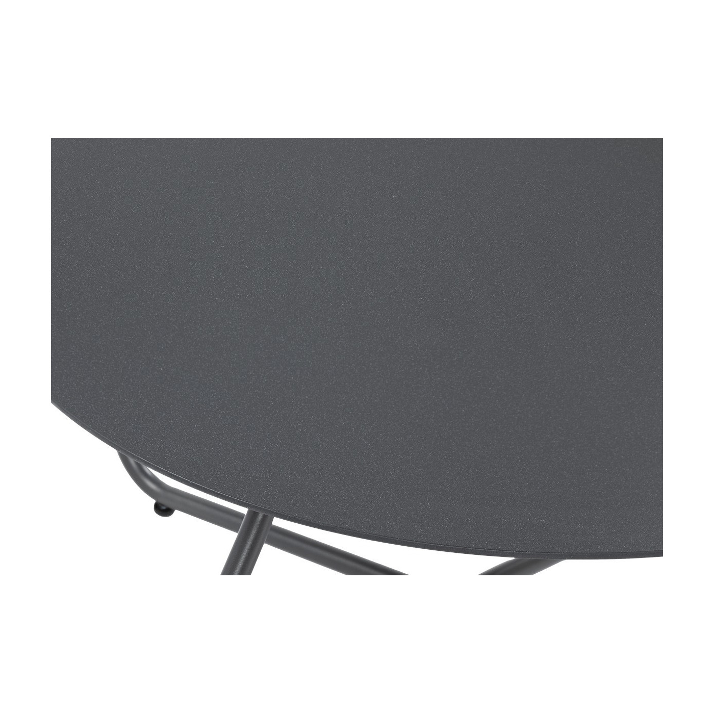 zbliżenie na ciemno szary blat stolika kawowego vista caffe