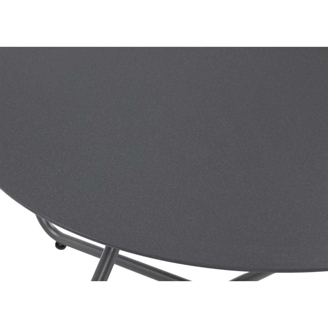 zbliżenie na ciemno szary blat stolika kawowego vista caffe