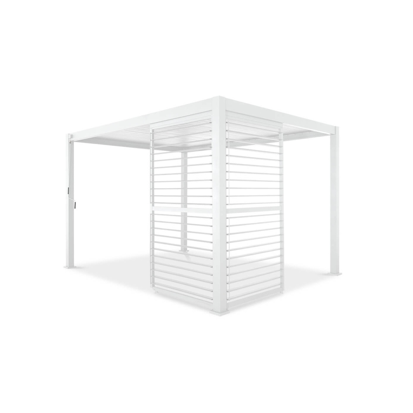 Najważniejsze cechy Regulowany panel żaluzjowy do pergoli PREMIUM 3m, white - GUTROOF