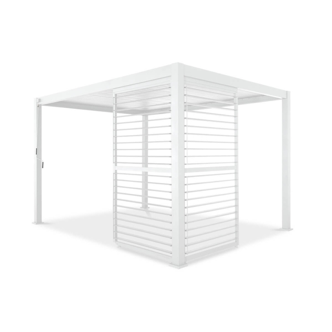 Najważniejsze cechy Regulowany panel żaluzjowy do pergoli PREMIUM 3m, white - GUTROOF