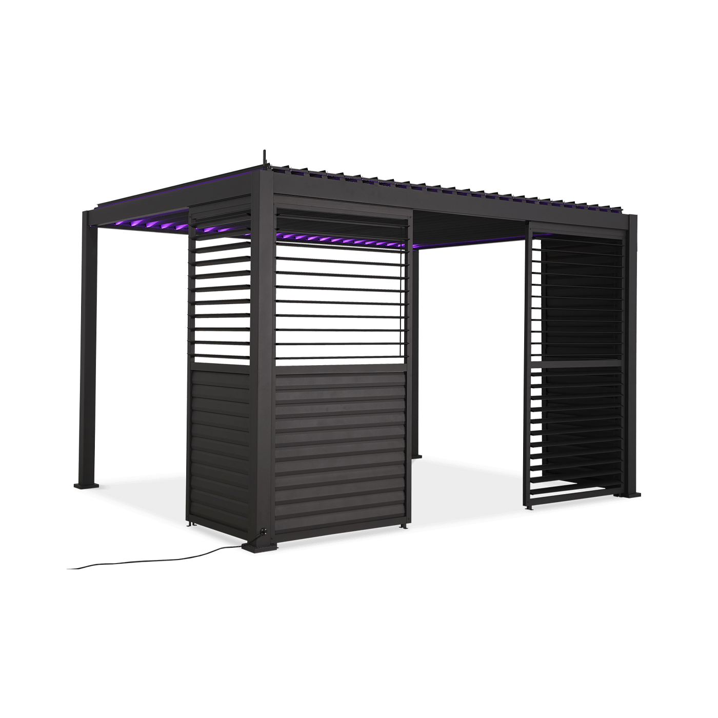 Panel do pergoli PREMIUM 4m anthracite, regulowany - GUTROOF