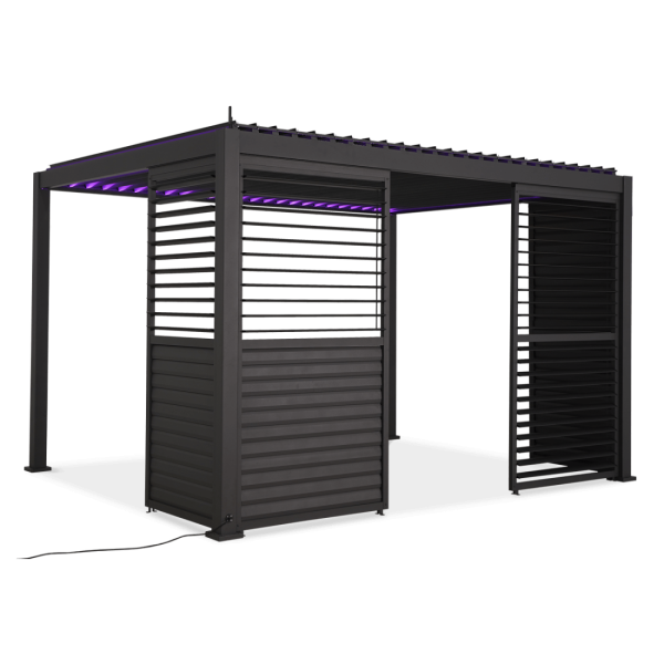 Panel do pergoli PREMIUM 4m anthracite, regulowany - GUTROOF