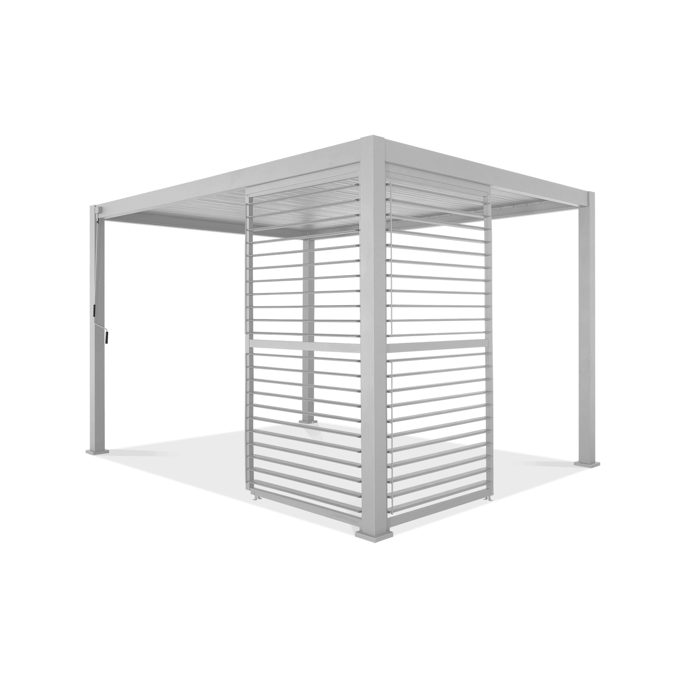 Panel do pergoli PREMIUM 4m white, regulowany - GUTROOF