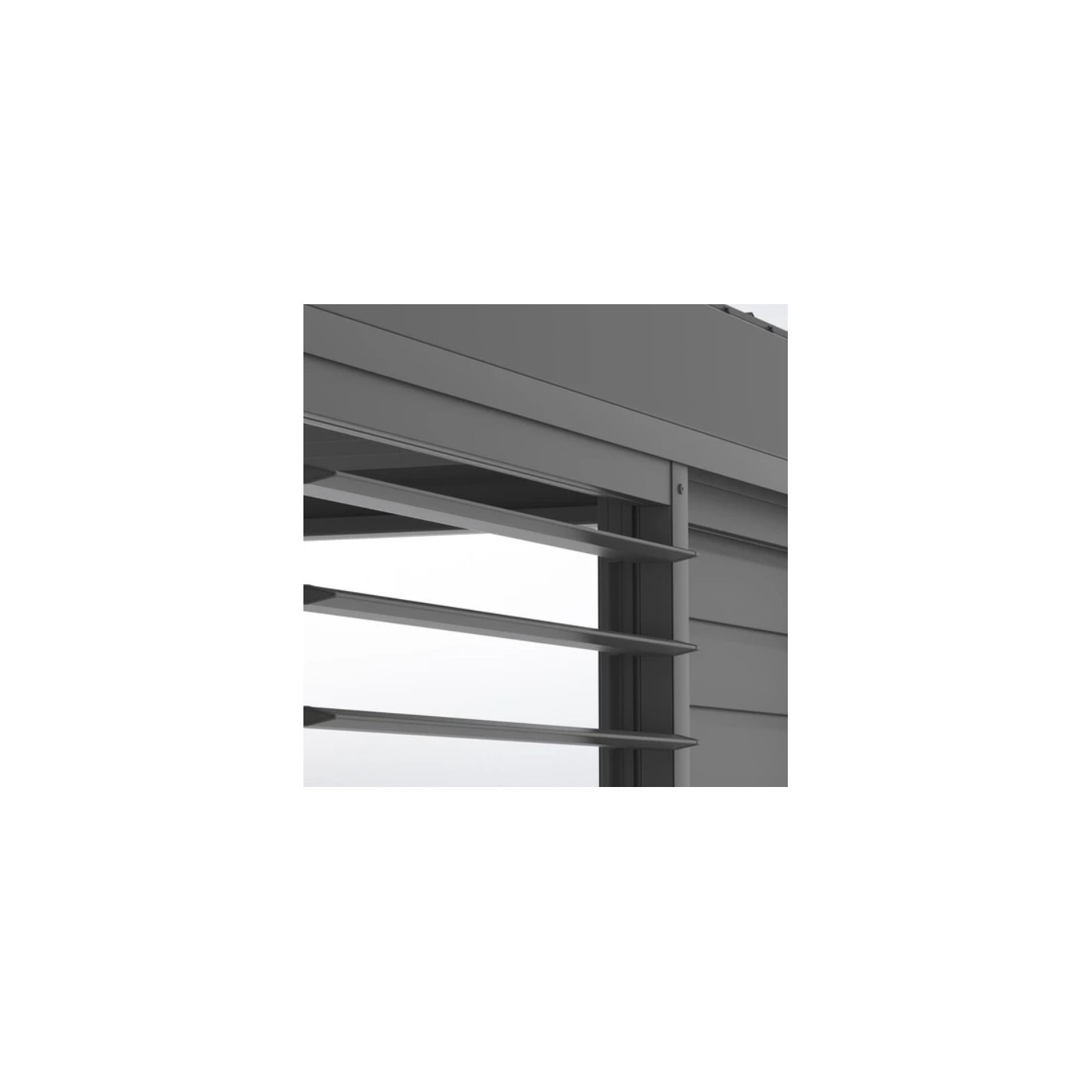 PREMIUM SLIDING SHUTTER DOORS 4.0M ANTHRACITE