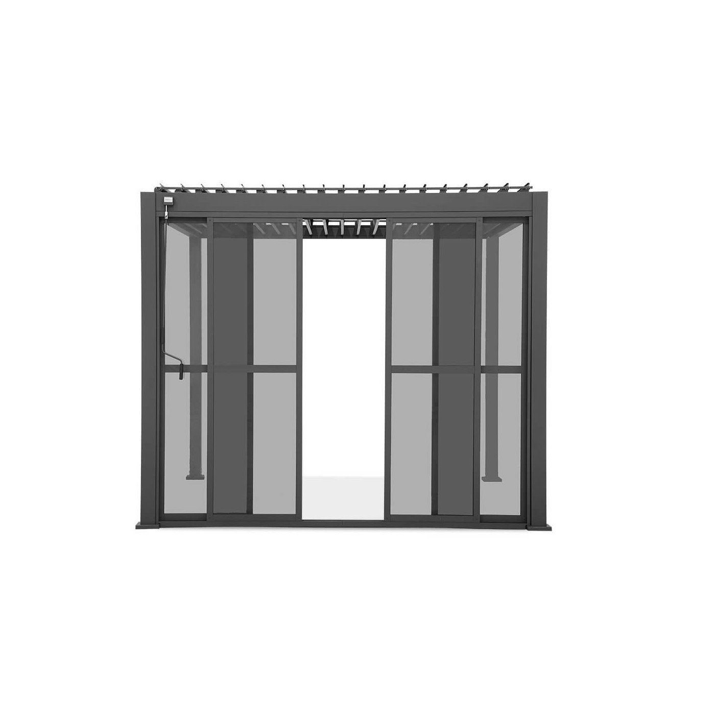 Najważniejsze cechy przesuwane drzwi z poliwęglanu do pergoli PREMIUM 3m Gutroof