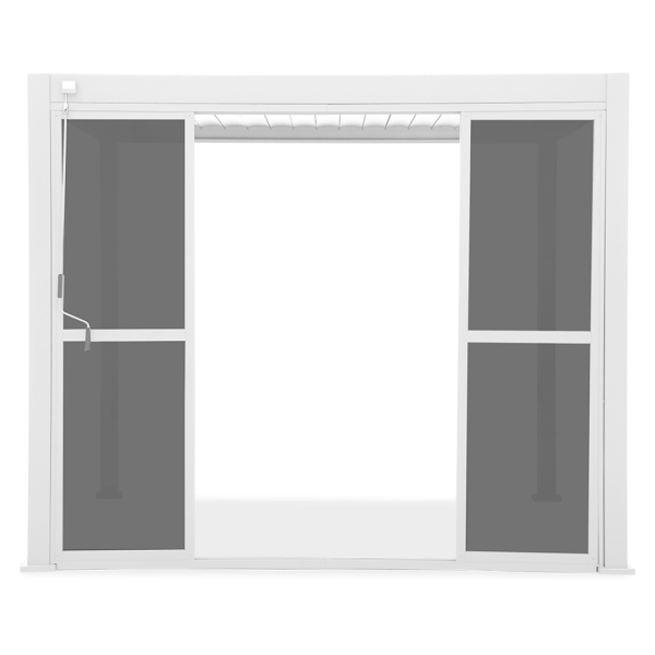 Przesuwne poliwęglanowe drzwi do pergoli premium 3m