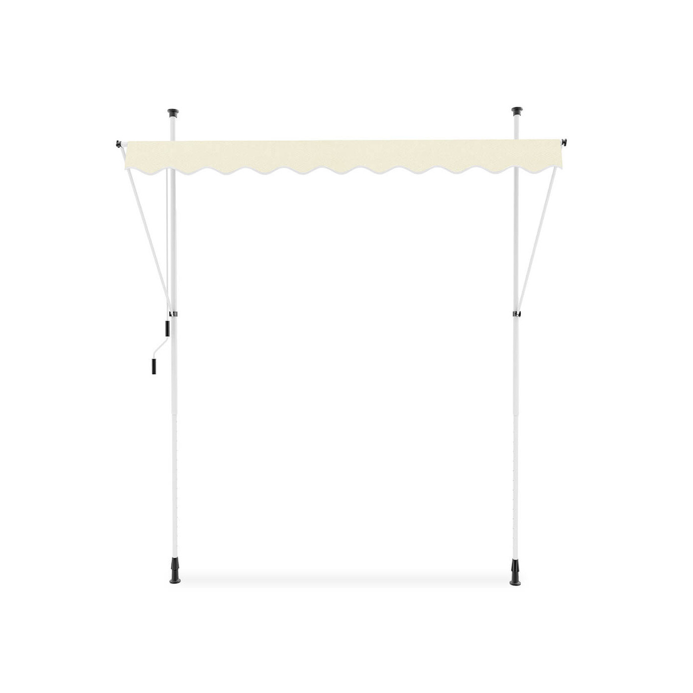 Markiza balkonowa easy jako pionowa roleta chroniąca przed słońcem