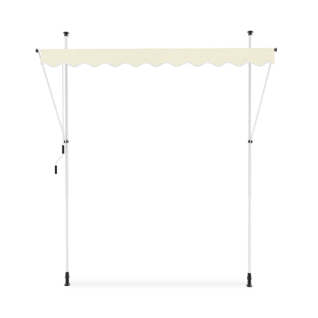 Markiza balkonowa easy jako pionowa roleta chroniąca przed słońcem