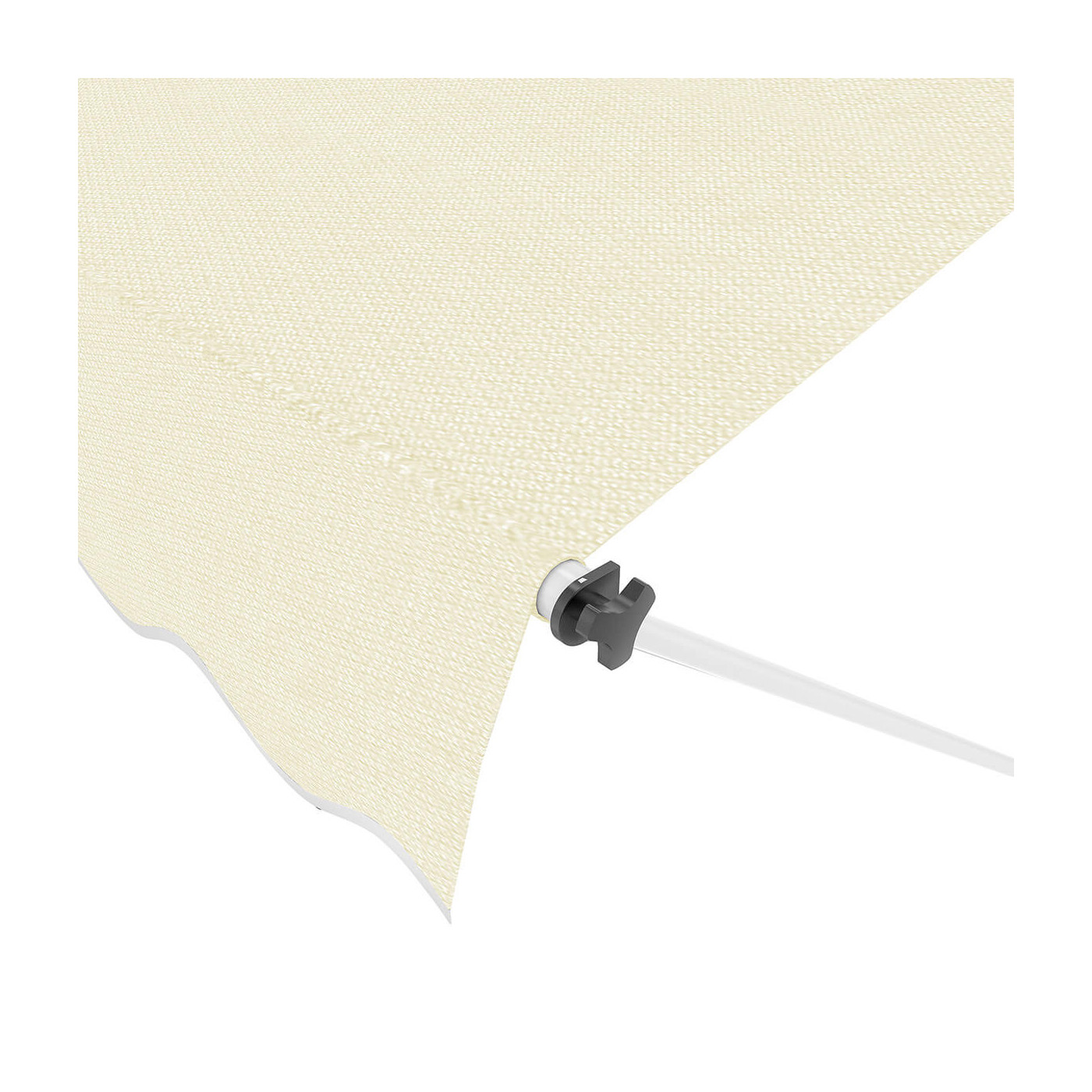 Przód markizy balkonowej easy beige w rozmiarze 300x130cm