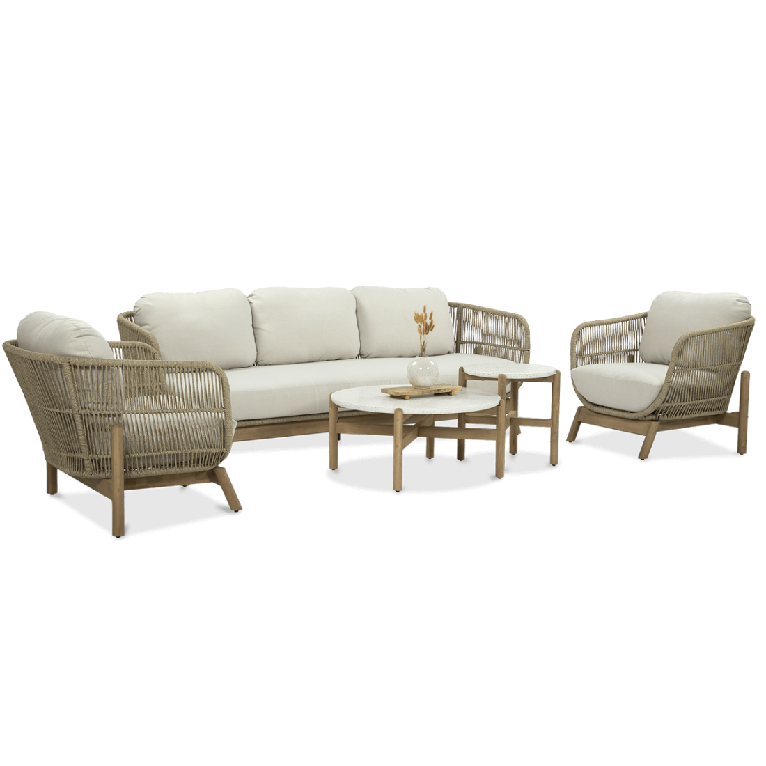 Widok z przodu na zestaw kawowy ankara max caff