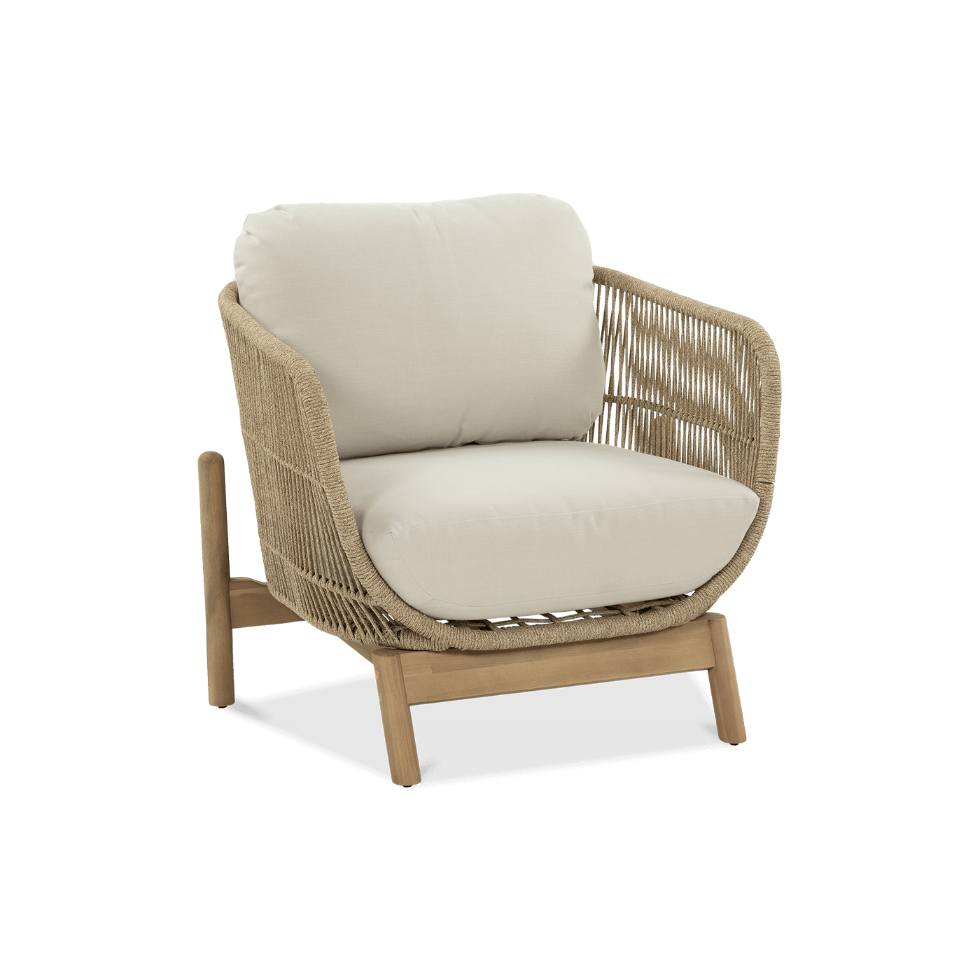 Tył trzyosobowej sofy z zestawu mebli tarasowych ankara max caffe