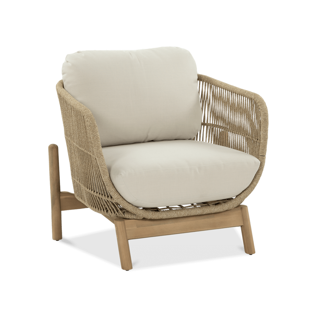 Tył trzyosobowej sofy z zestawu mebli tarasowych ankara max caffe