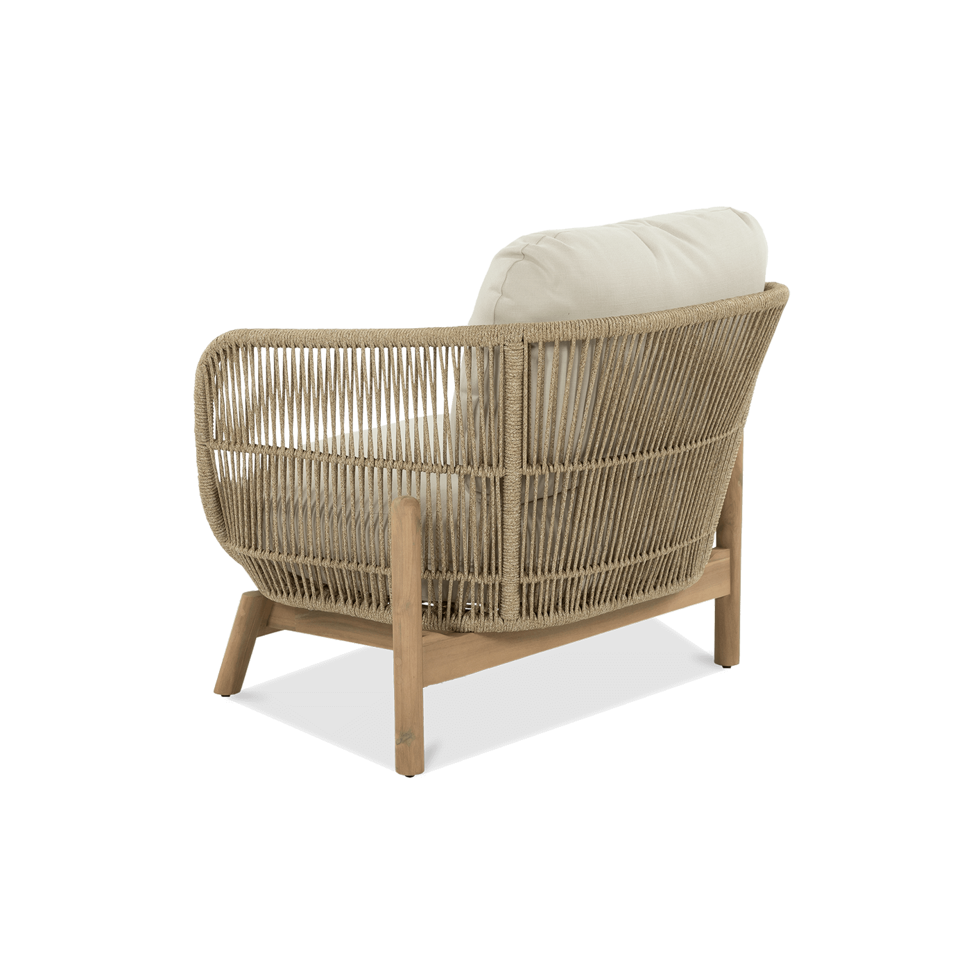 zbliżenie na podłokietnik i poduszki sofy ogrodowej ankara max caffe