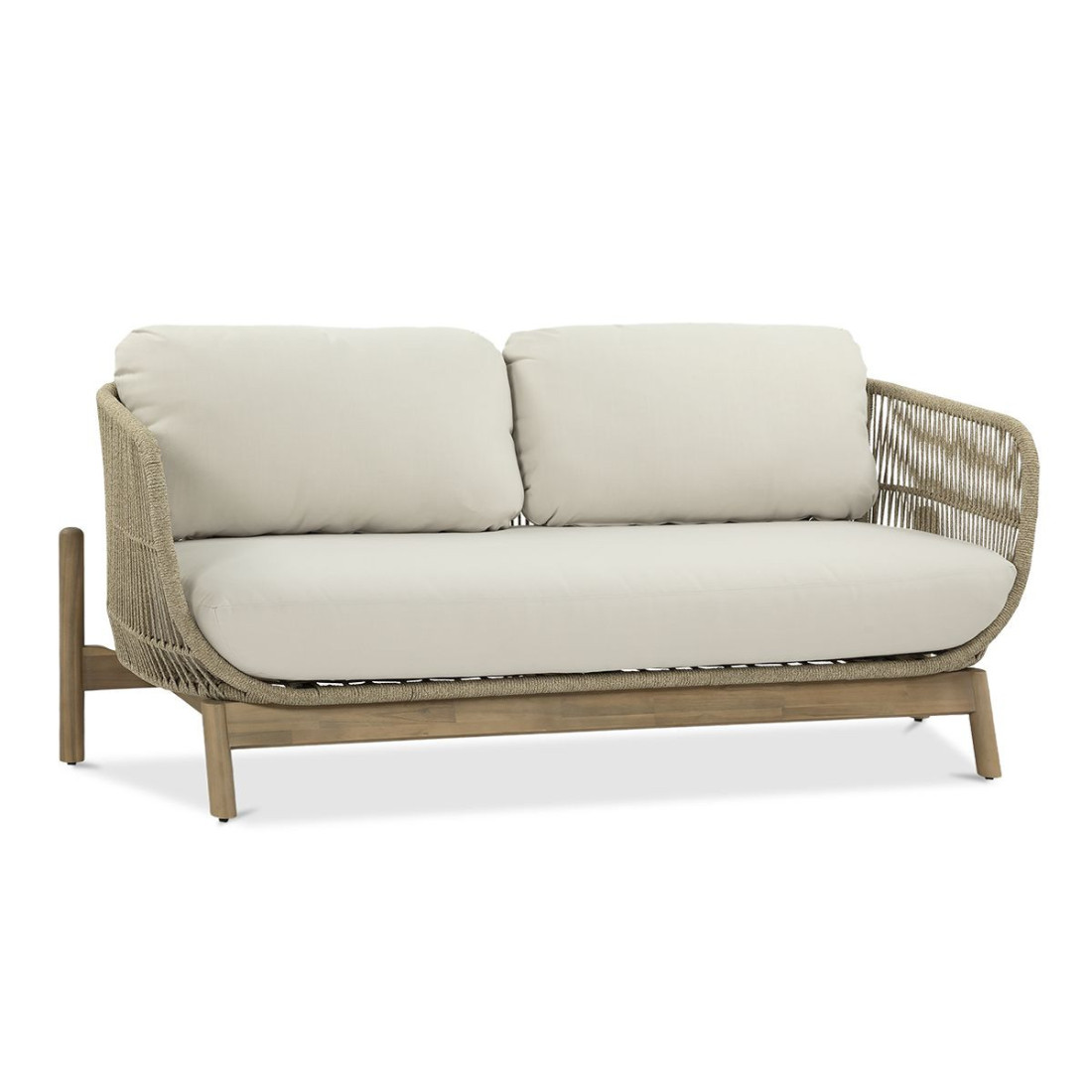 Widok z góry na jeden z możliwych układów elementów zestawu mebli ankara caffe