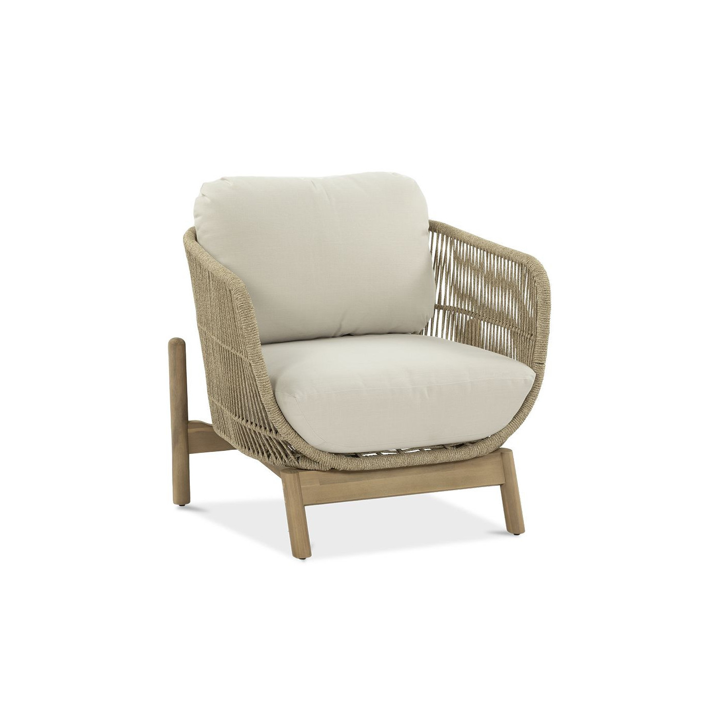 Tył sofy ankara caffe z widocznymi beżowymi linami i drewnianą konstrukcją z drewna akacjowego