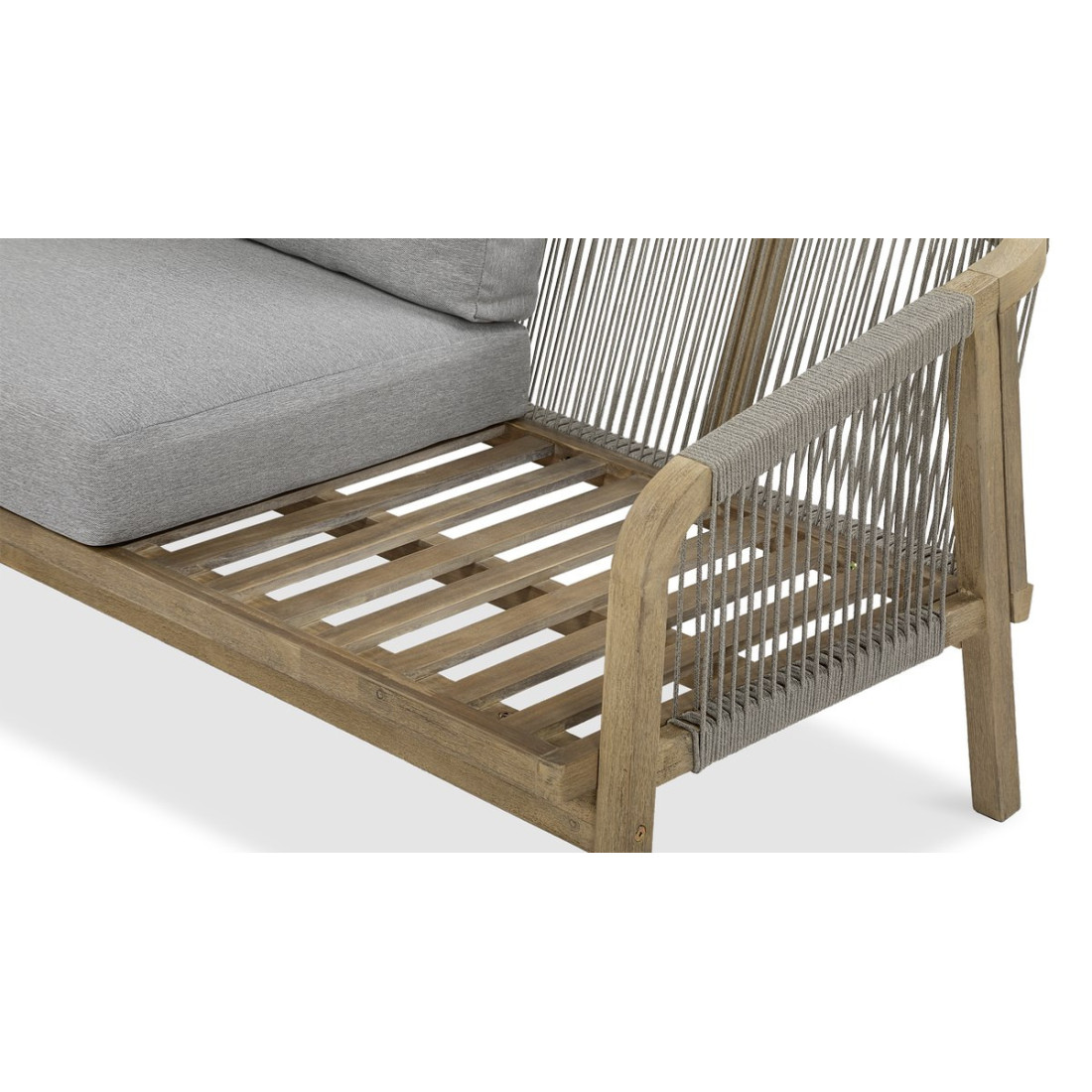 trzyosobowa szara sofa z drewna jacob caffe