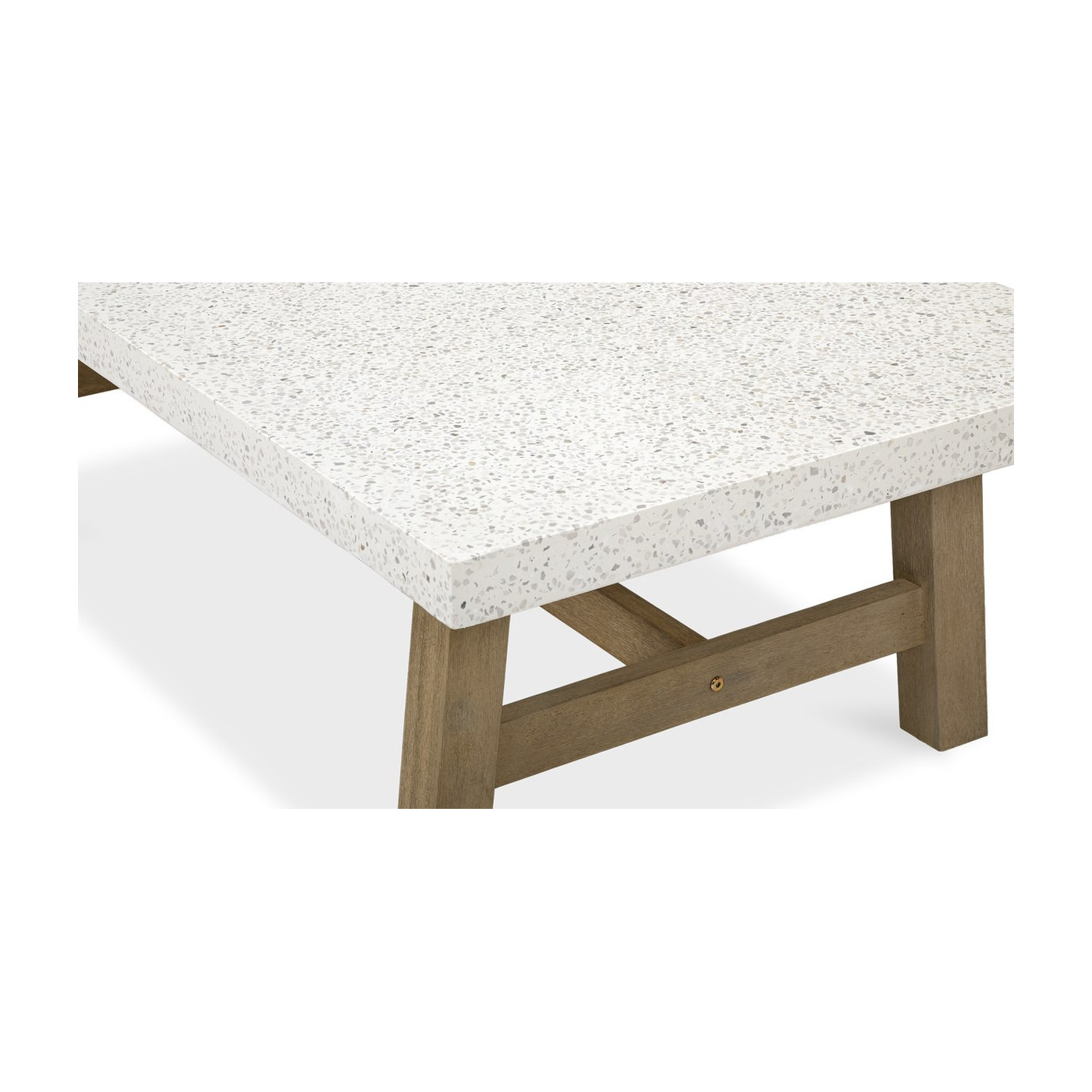 stół kawowy z białym kamiennym blatem jacob caffe