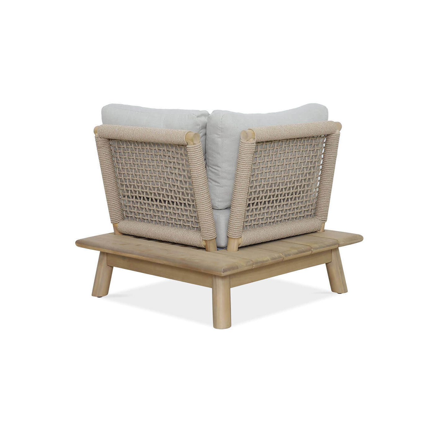 Moduł narożny z narożnika MIYA w kolorze Light Grey