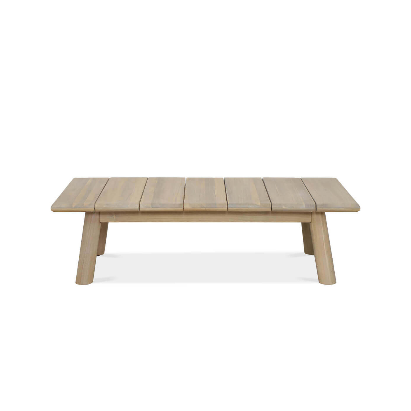 Stolik kawowy wykonany z drewna akacjowego