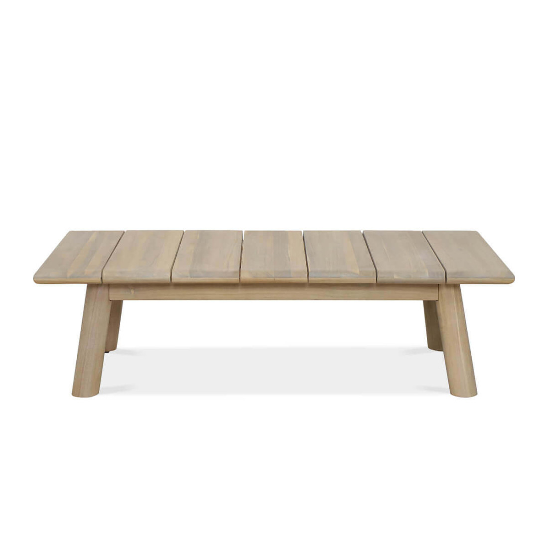 Stolik kawowy wykonany z drewna akacjowego