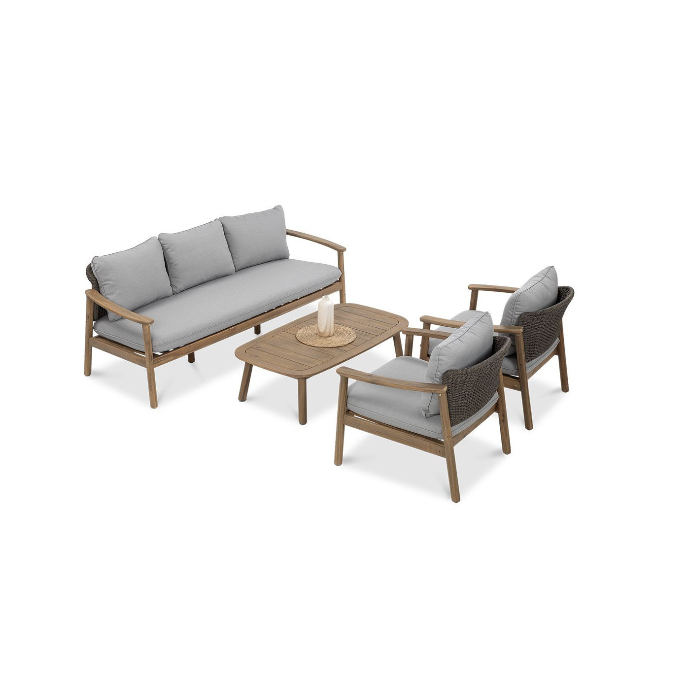 Przód pięcioosobowego zestawu na ogród dover