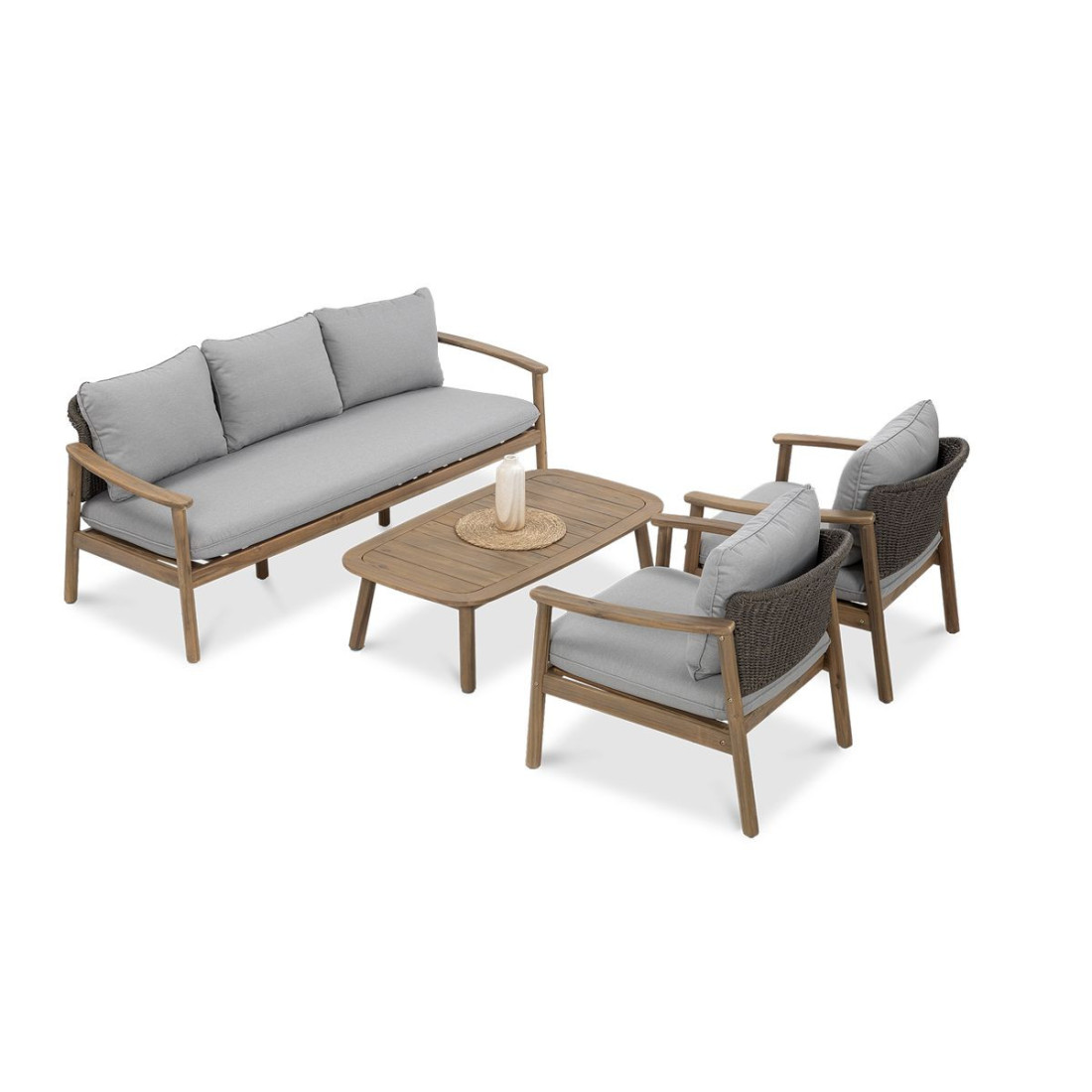 Przód pięcioosobowego zestawu na ogród dover