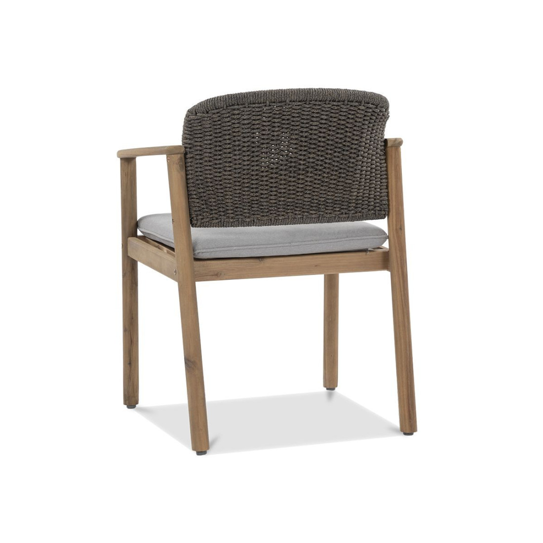 Przód krzesła drewnianego z zestawu dover dining