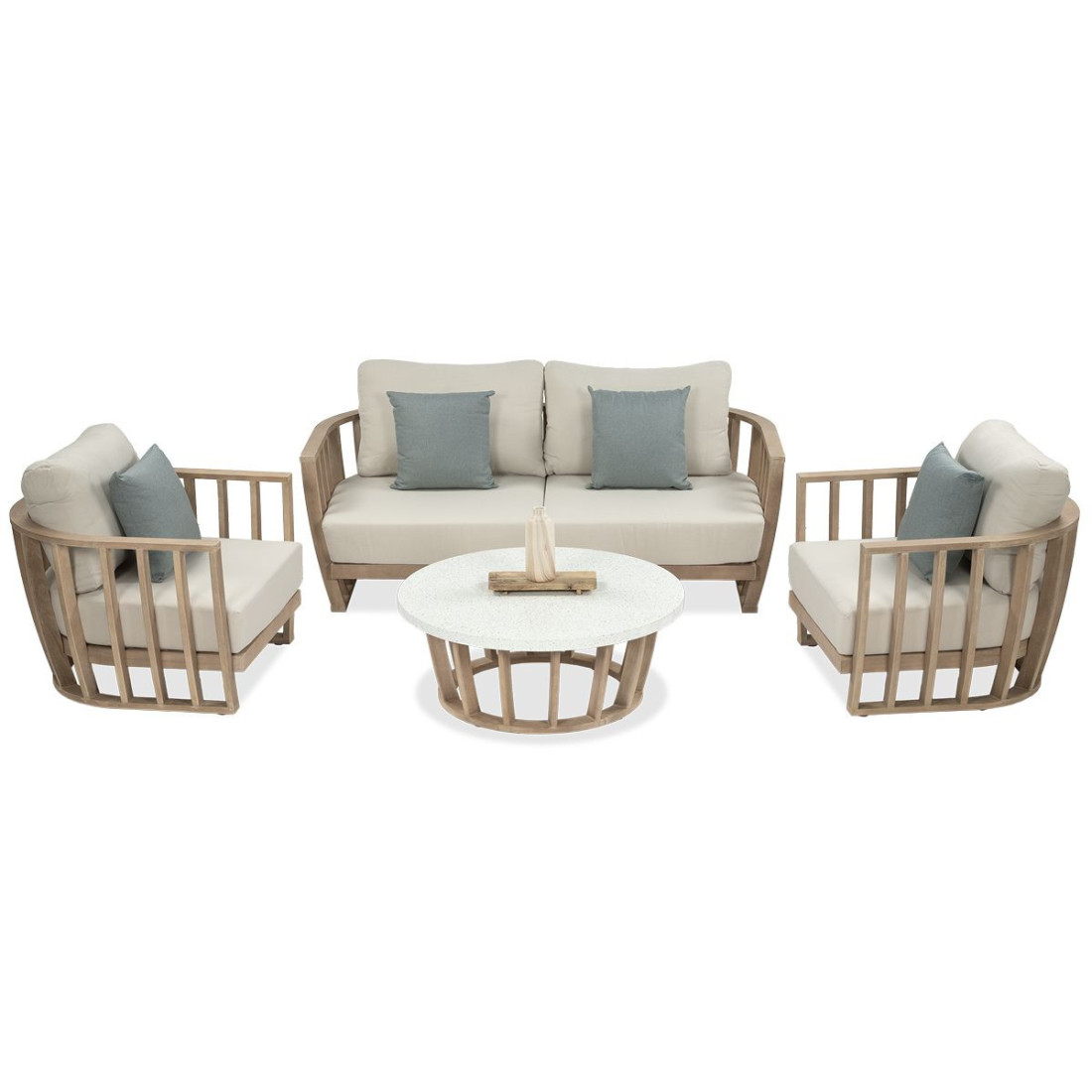 Przód mebli ogrodowych morandi caffe