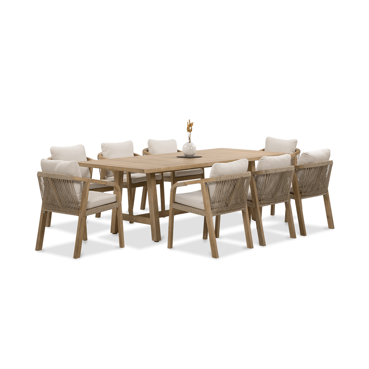 Zestaw jadalniany drewniany MARIGOLD 8+1 Dining - Furrore