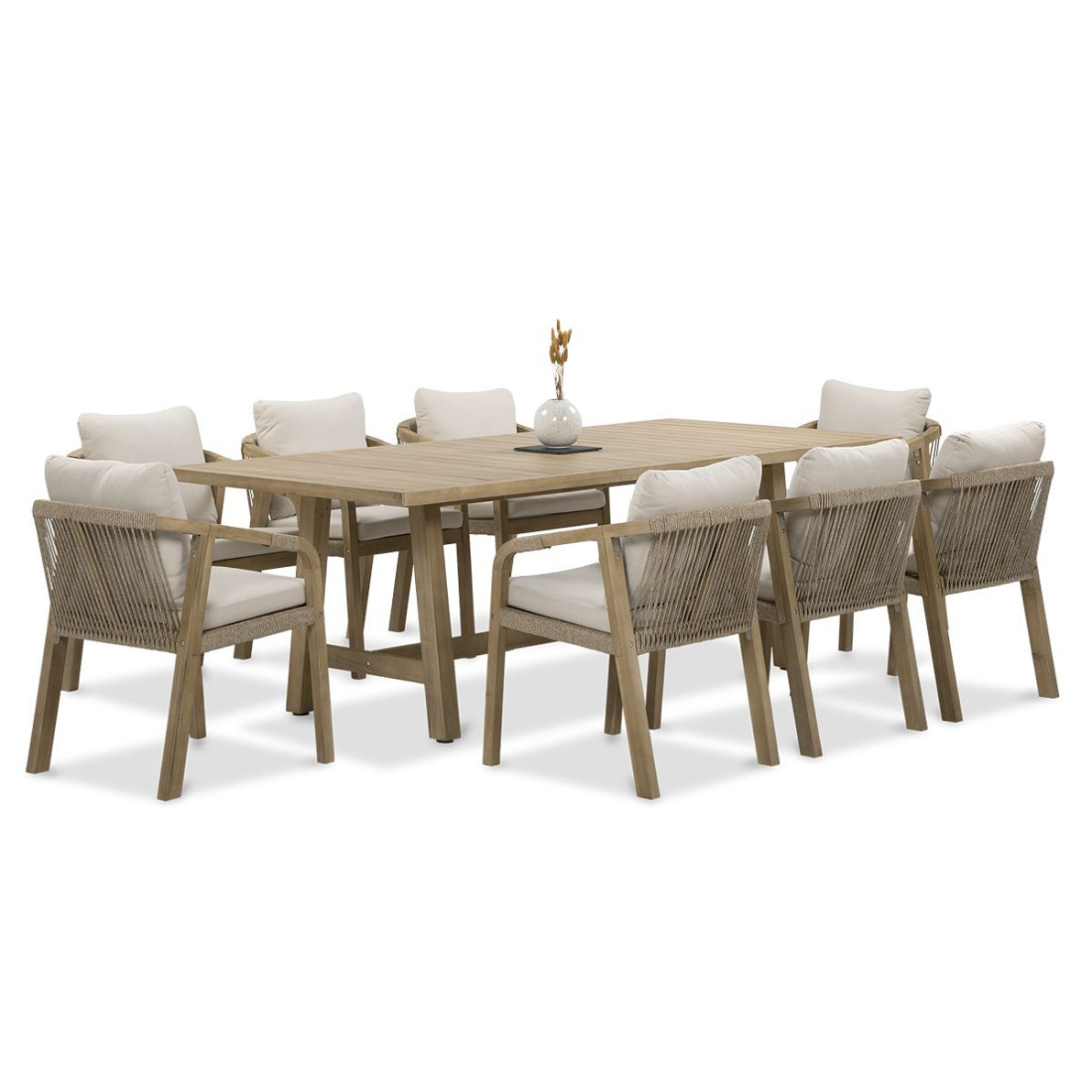 Ośmioosobowy zestaw jadalniany MARIGOLD 8 plus 1 Dining - Furrore