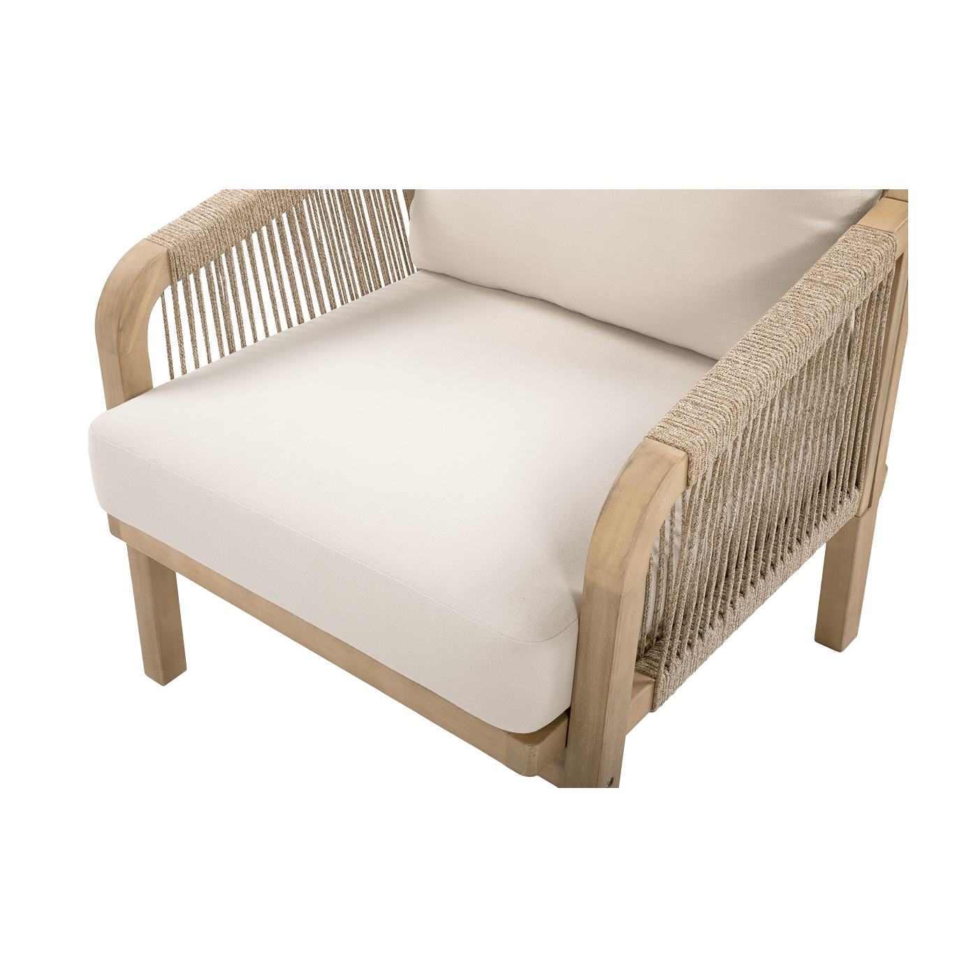 Tył fotela marigold z widocznym drewnianym oparciem