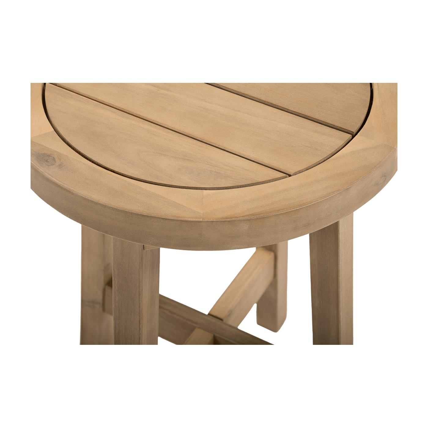 zbliżenie na drewniany blat stolika marigold