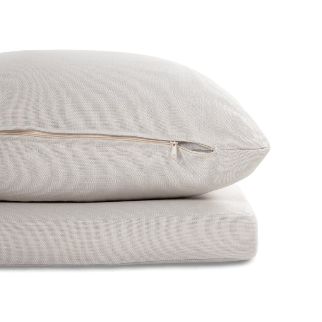 beżowe poduszki z zamkiem błyskawicznym marigold caffe