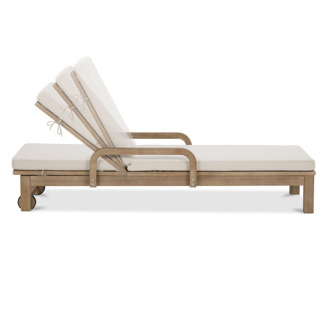 Bok leżaka marigold na tarasie