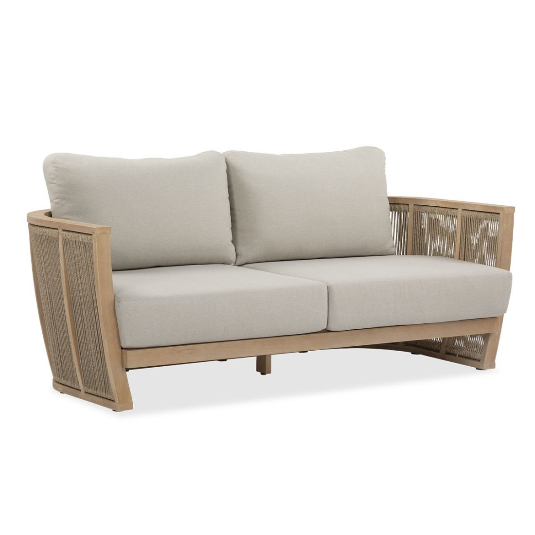 Bok zestawu tarasowego z drewna collins caffe