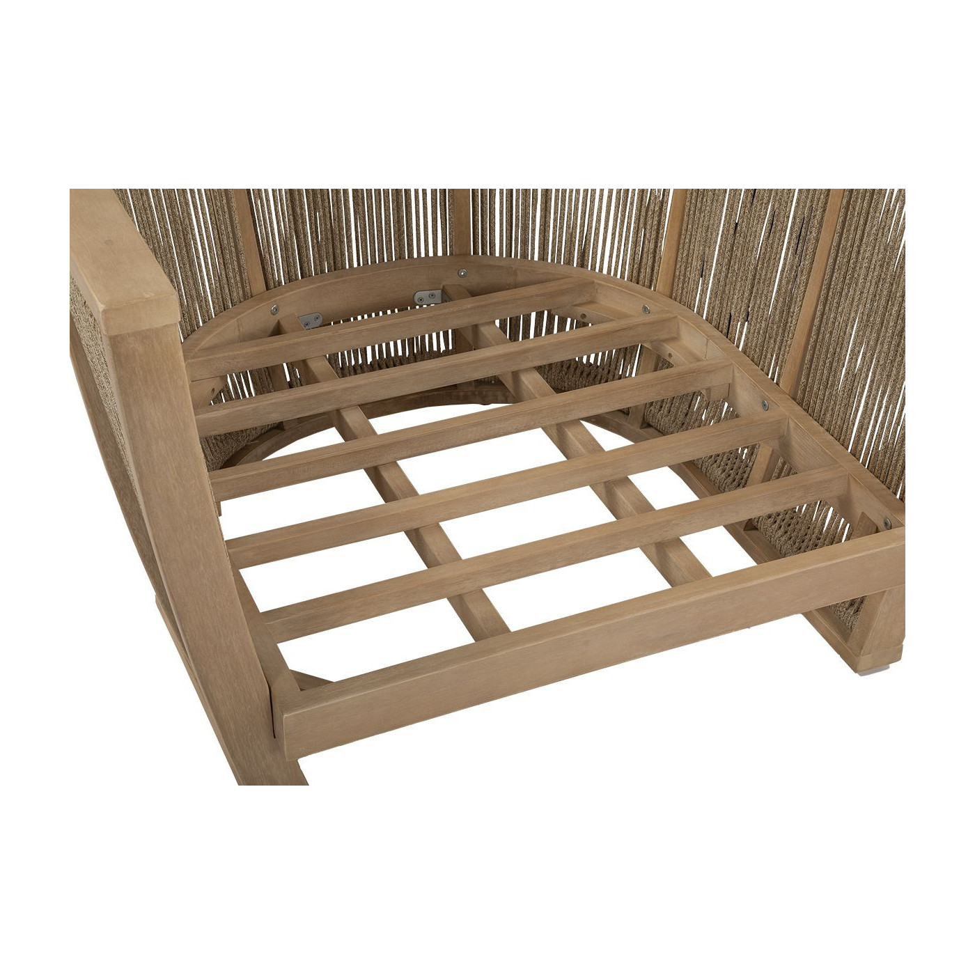 drewniany fotel ogrodowy collins caffe