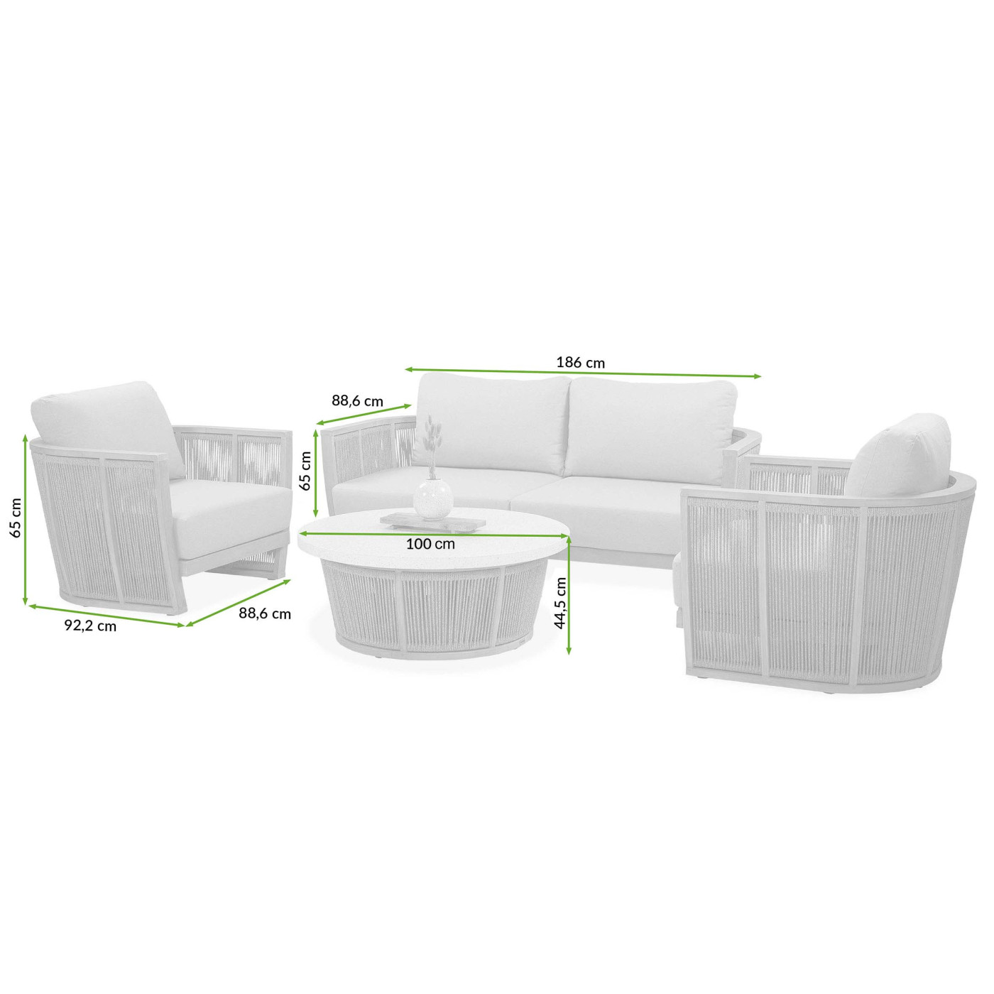 beżowe poduszki z zamkiem błyskawicznym z zestawu collins caffe