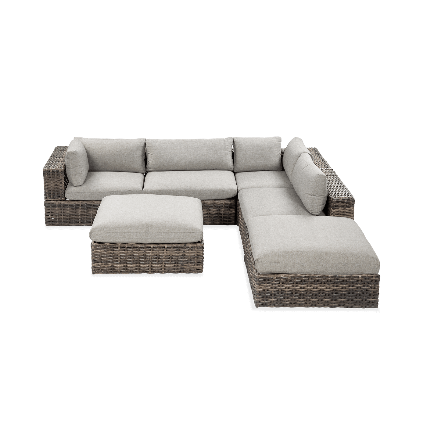 narożnik ogrodowy russel caffe w ogrodzie