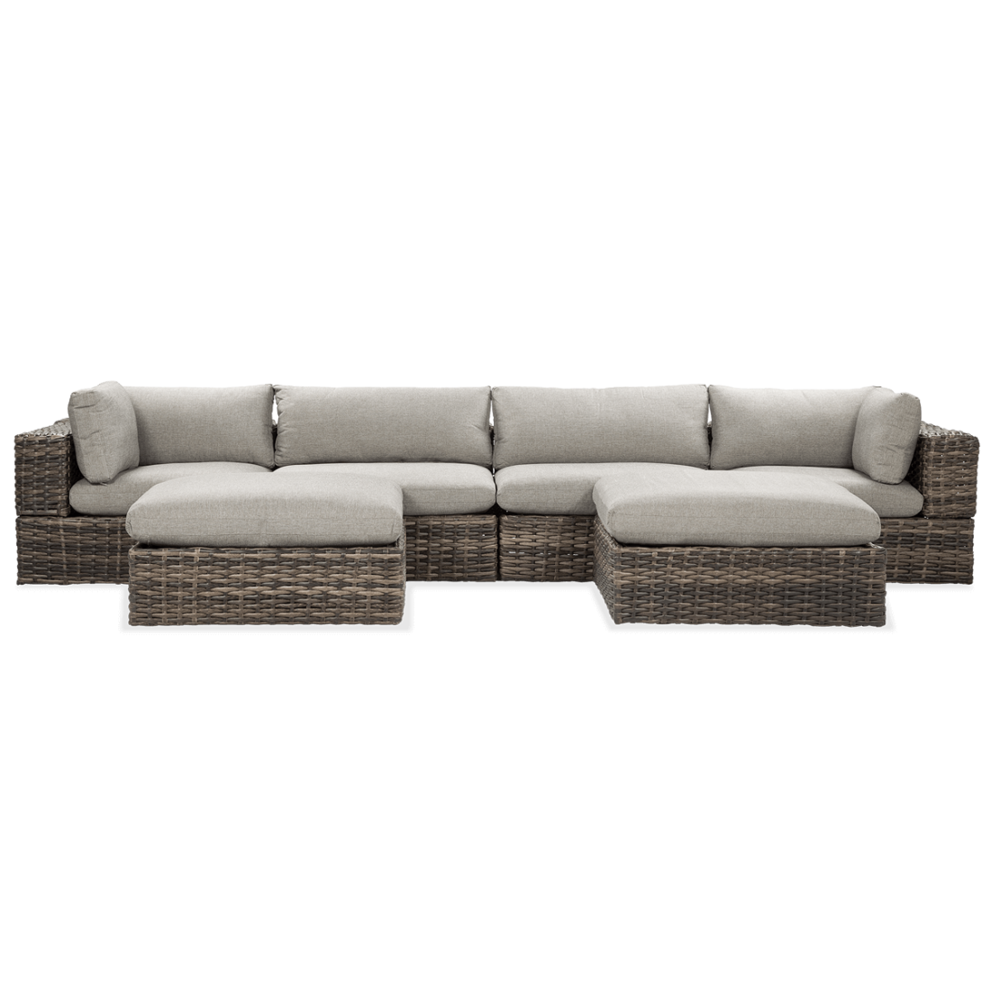 Jedna z możliwych do stworzenia konfiguracji narożnika ogrodowego russel caffe