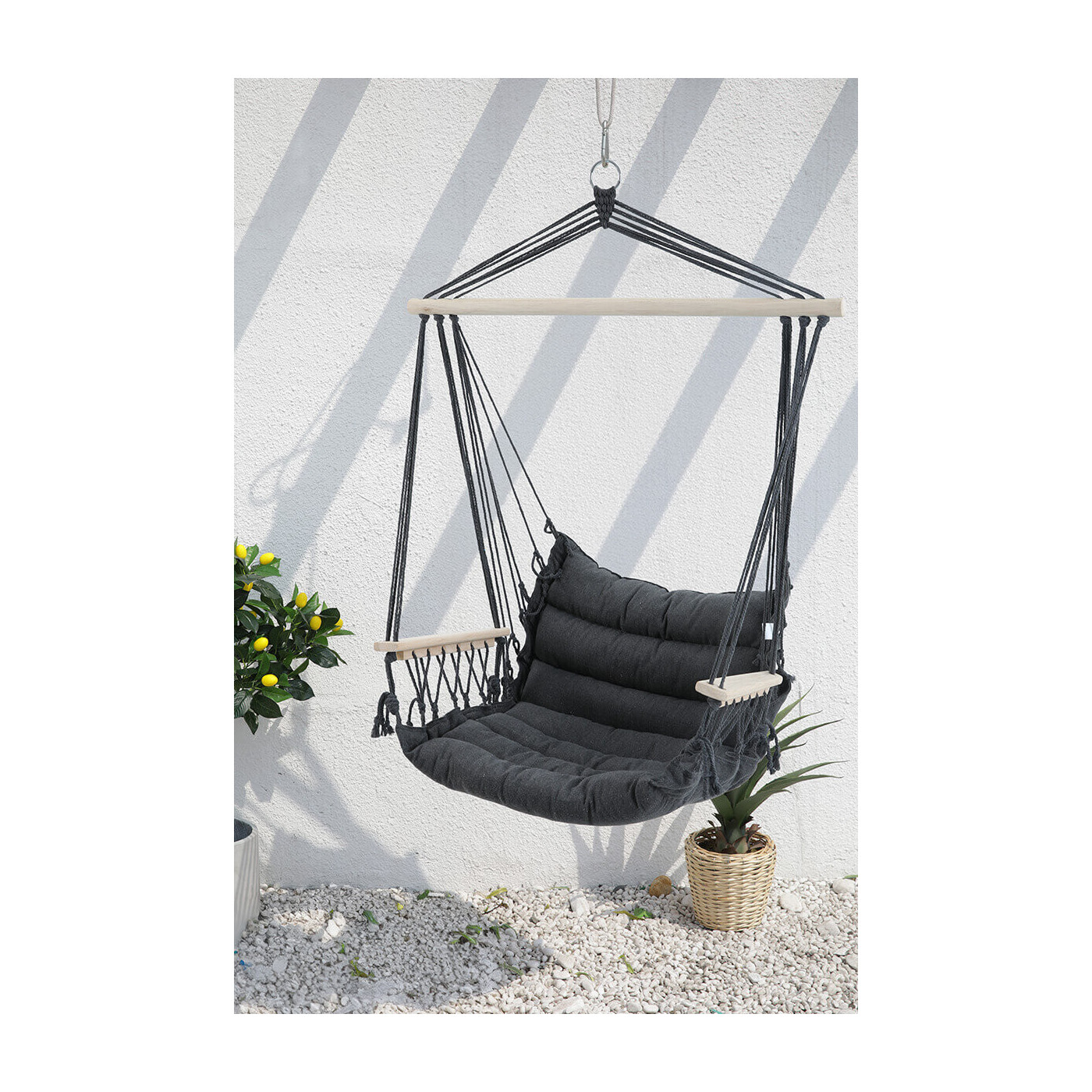 Fotel hamakowy z podłokietnikiem