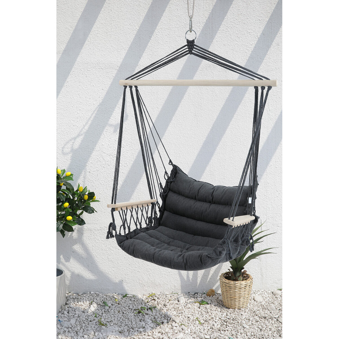 Fotel hamakowy z podłokietnikiem