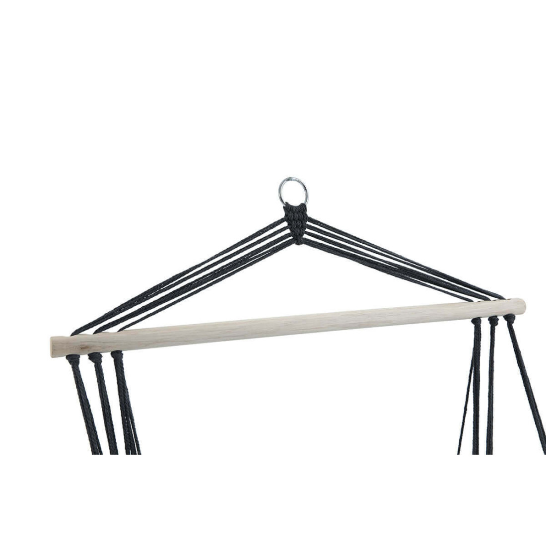 Fotel wiszący od tyłu do ogrodu lub na taras