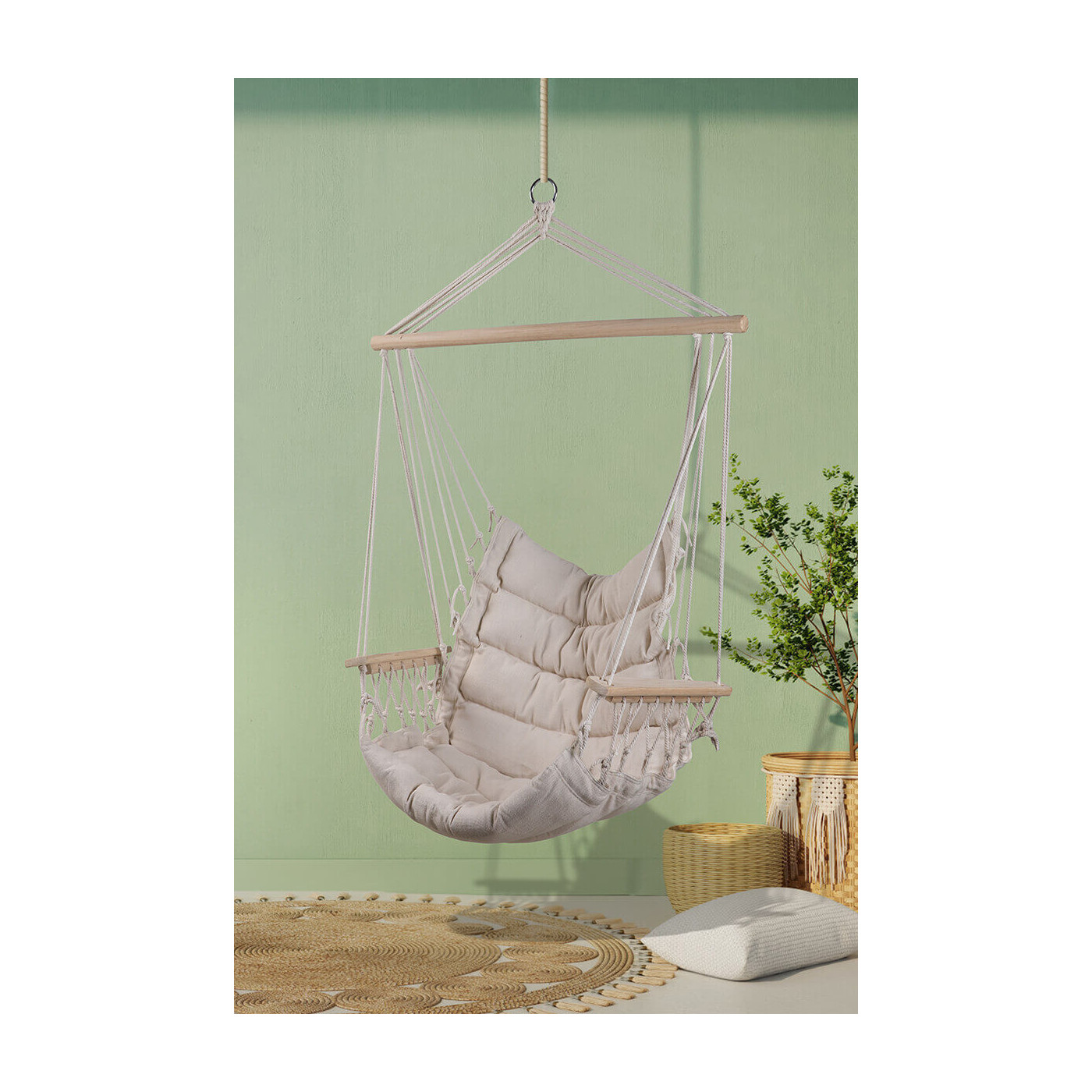 Fotel hamakowy z podłokietnikiem