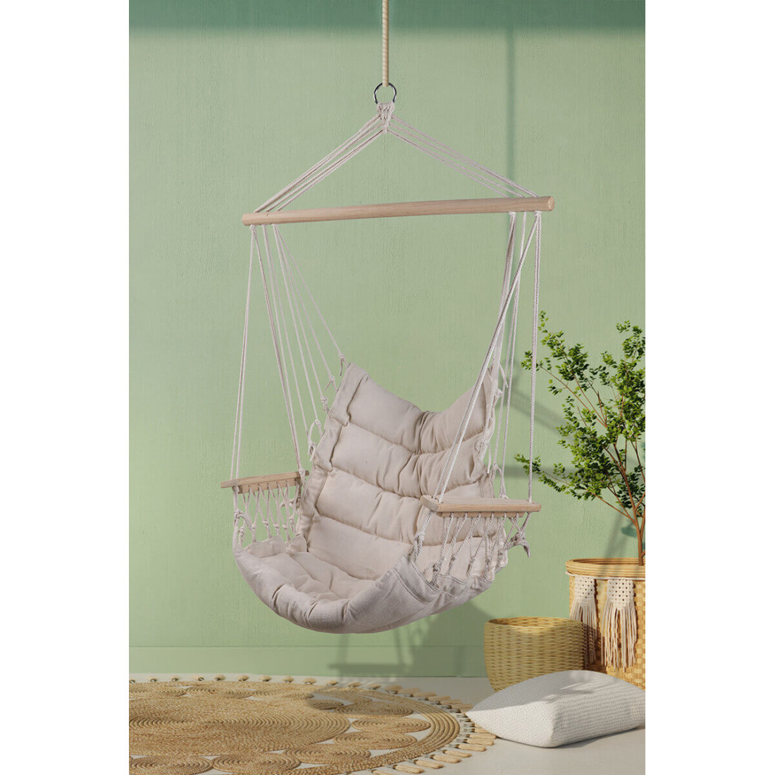 Fotel hamakowy z podłokietnikiem