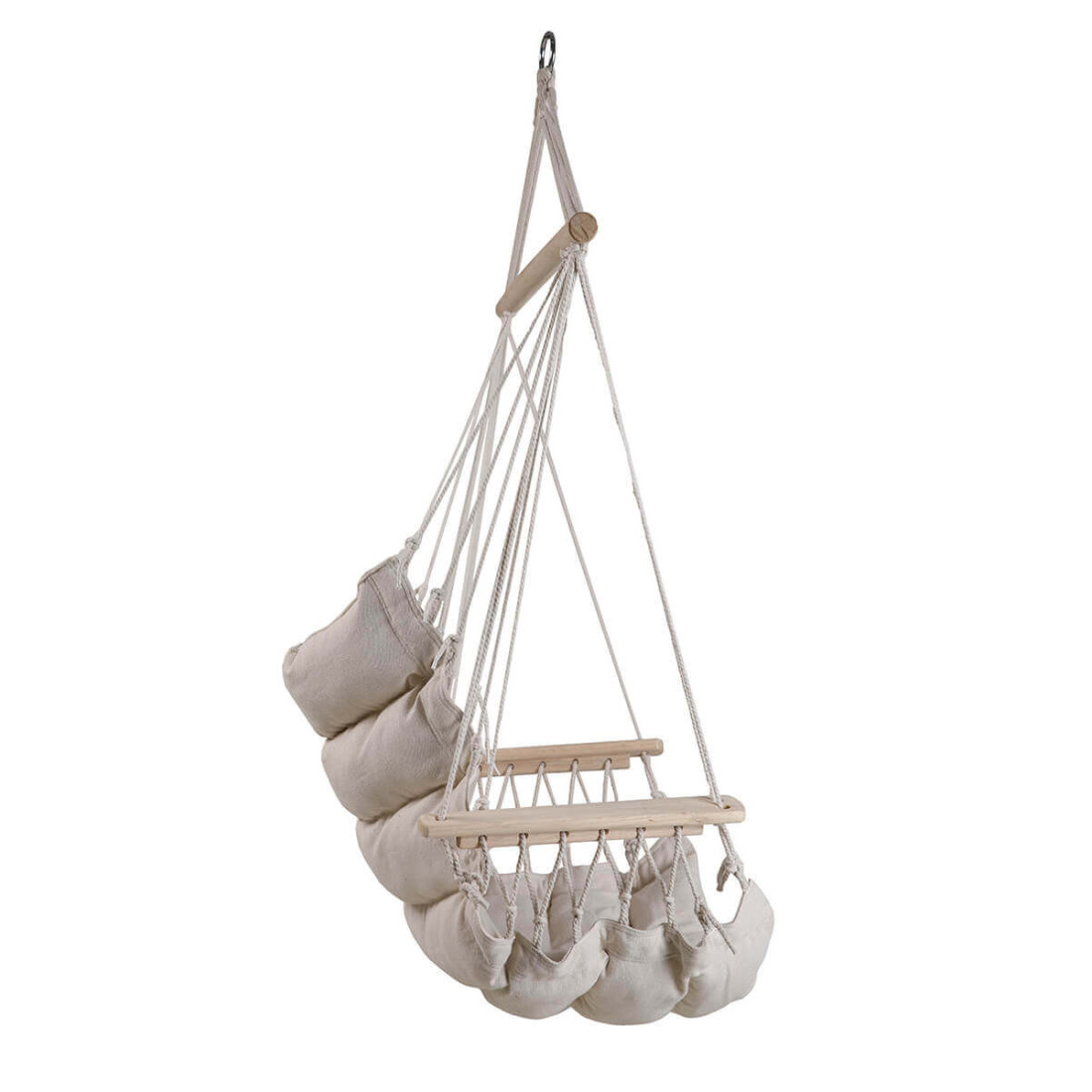 Aranżacja fotela wiszącego Barbados na tarasie