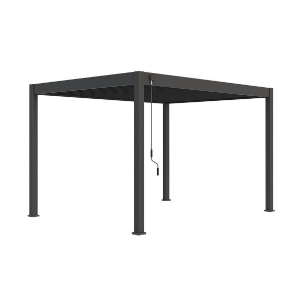 Solidna i trwała pergola ogrodowa na taras ELEGANCE 3x4 Anthracite - Gutroof