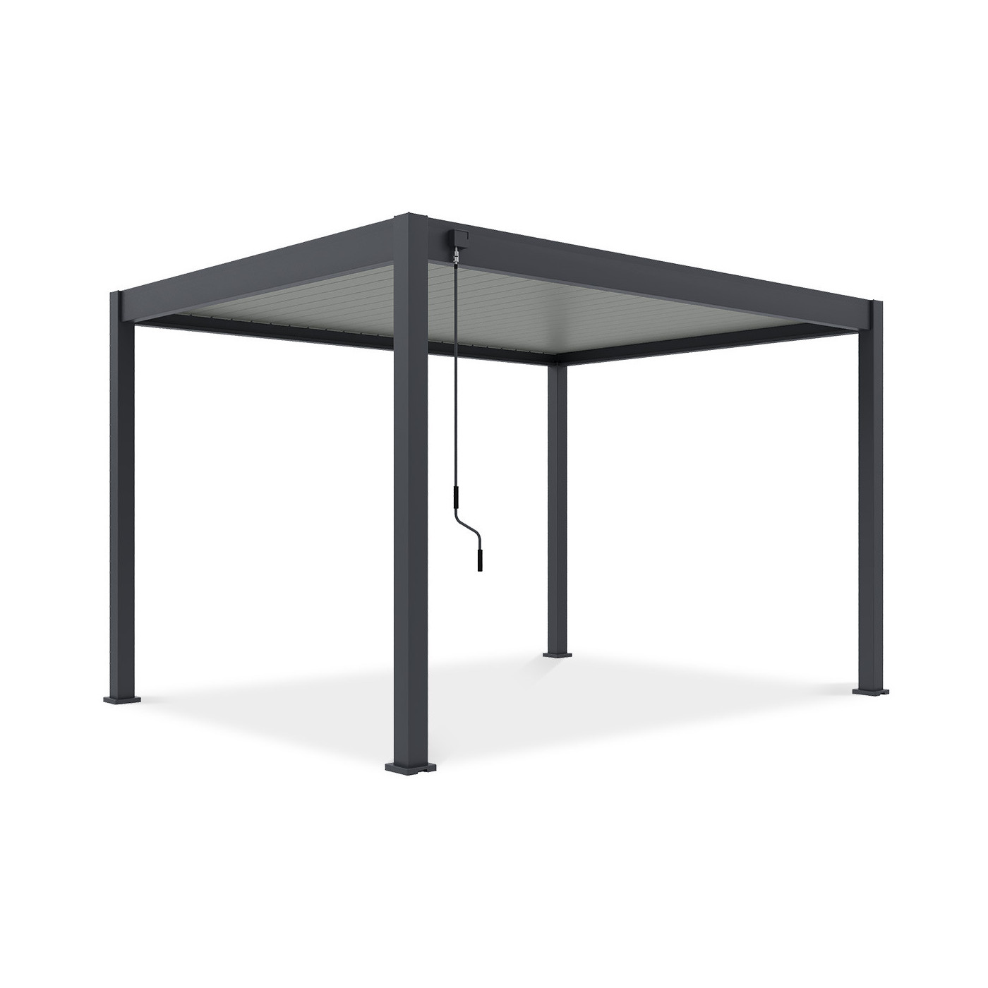 Pergola ogrodowa na taras ELEGANCE 3x4 Anthracite/Light Grey - Gutroof