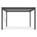 Pergola ogrodowa na taras ELEGANCE 3x4 Anthracite/Light Grey - Gutroof