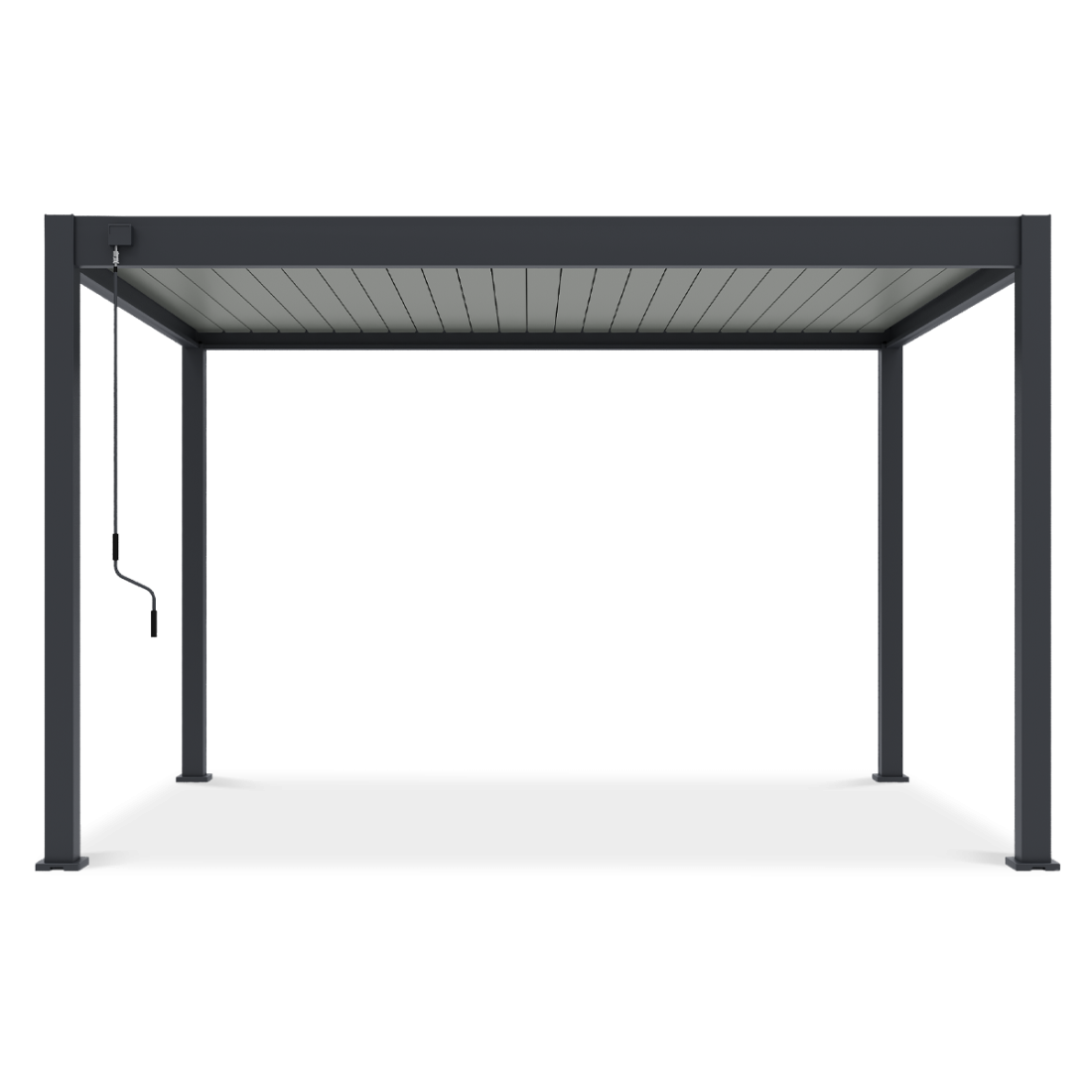 Pergola ogrodowa na taras ELEGANCE 3x4 Anthracite/Light Grey - Gutroof