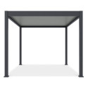 Pergola ogrodowa na taras ELEGANCE 3x4 Anthracite/Light Grey - Gutroof